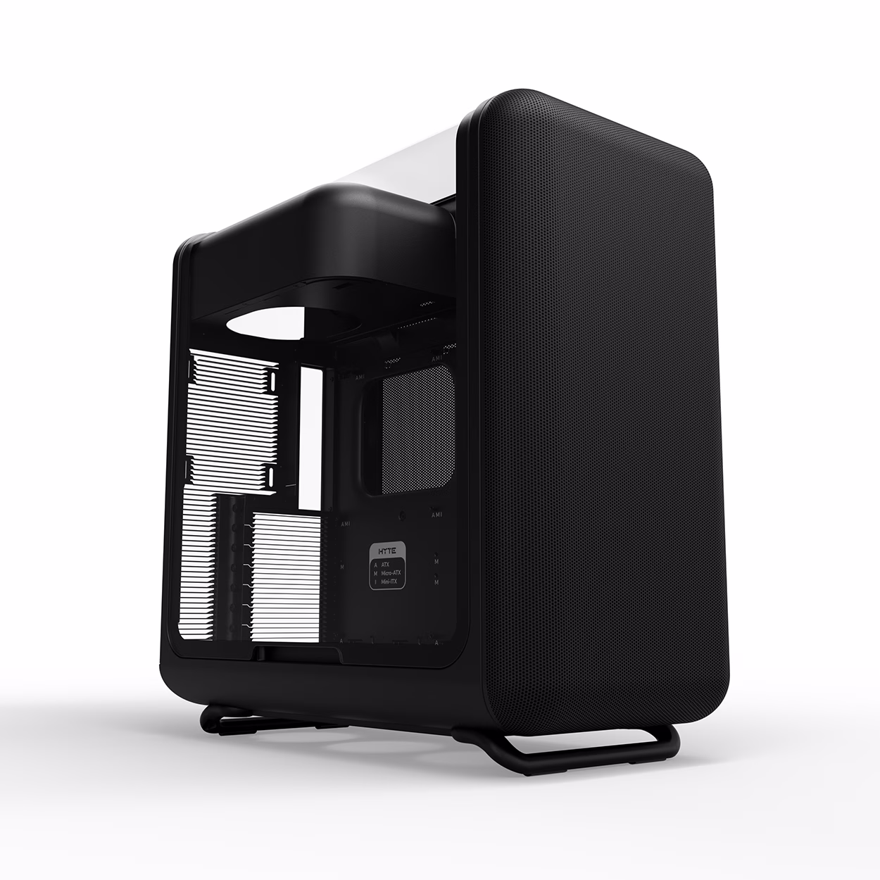Hyte X50 Modern Performance ATX Mid-Tower Case - Pitch Black, 63L, Acoustic Laminated Glass, 360mm Radiator Support | CS-HYTE-X50G-BB – Buy Online