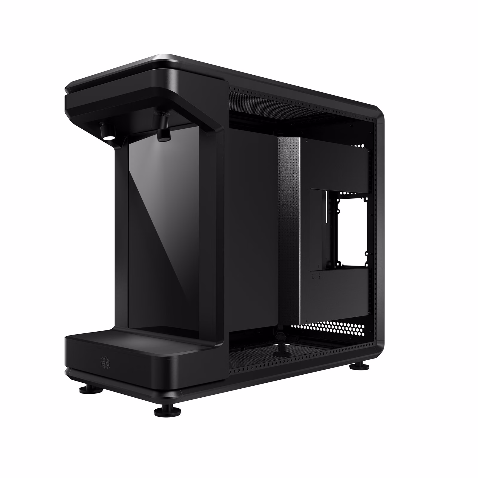 Cooler Master Master Frame 360 Stage LCD | Open-Air Showcase Case | Dual 360mm Radiator Support | Built-in LCD & ARGB Spotlights | PCIe 5.0 Riser | MF360-KHNN-S02 thumbnail 2