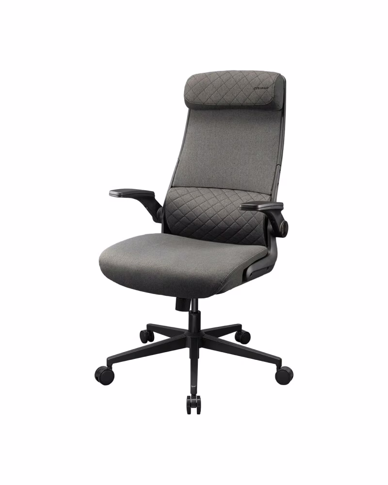 Cougar Stryder Gray Ergonomic Gaming Chair, High-Density Breathable Mesh, 3D Lumbar Support, 4D Armrests | 3MSTDGRB.0001 thumbnail 3