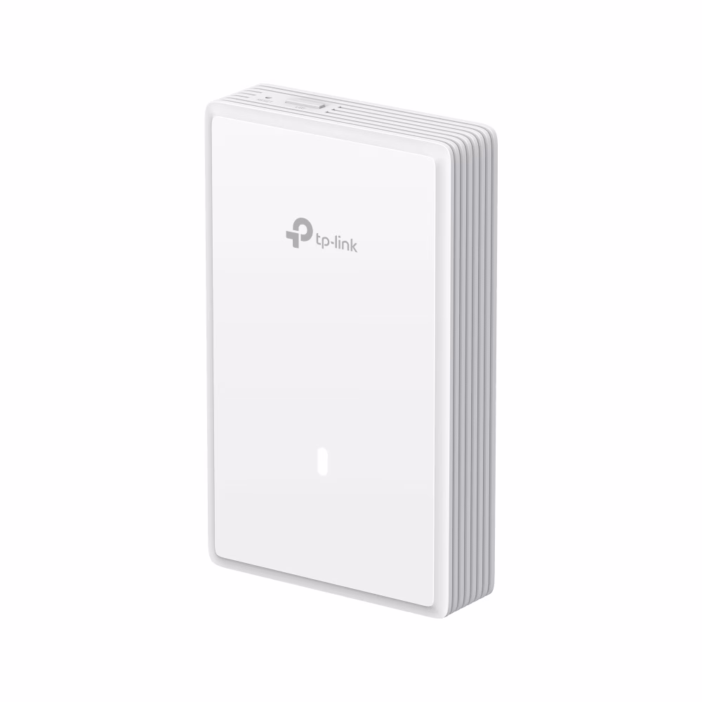 TP-Link Omada EAP725-Wall BE3600 Wi-Fi 7 Wall Plate Access Point, 2.5G Ports, PoE Pass-Through, Ultra-Slim Design – Buy Online