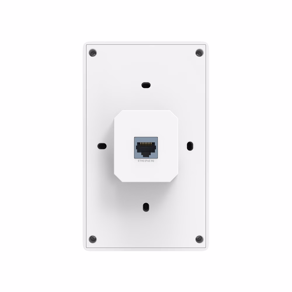 TP-Link Omada EAP725-Wall BE3600 Wi-Fi 7 Wall Plate Access Point, 2.5G Ports, PoE Pass-Through, Ultra-Slim Design thumbnail 4