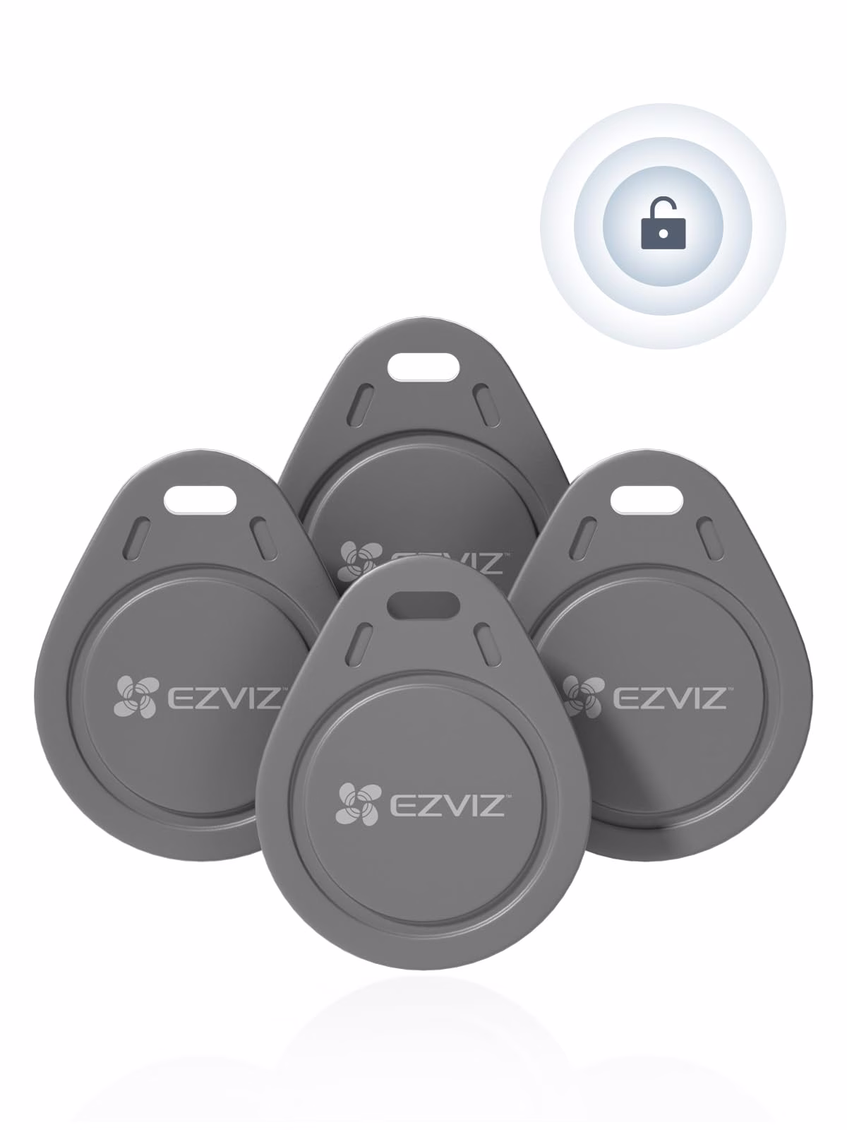 EZVIZ 4-Pack Proximity Card RFID  (Key Tags), Anti-Copying, For EZVIZ Smart Locks & Doorphones | CS-DL-IC-CPU-R200 – Buy Online