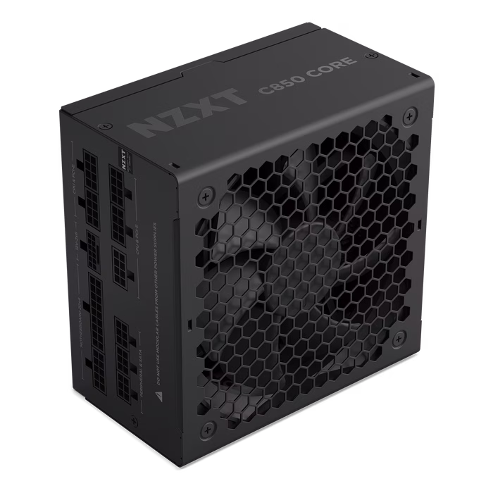 NZXT C850 Gold Core Power Supply (PSU), 850W 80 PLUS Gold, ATX 3.1 & PCIe 5.1 Ready, Fully Modular, Black | PA-8G3BB-UK thumbnail 2