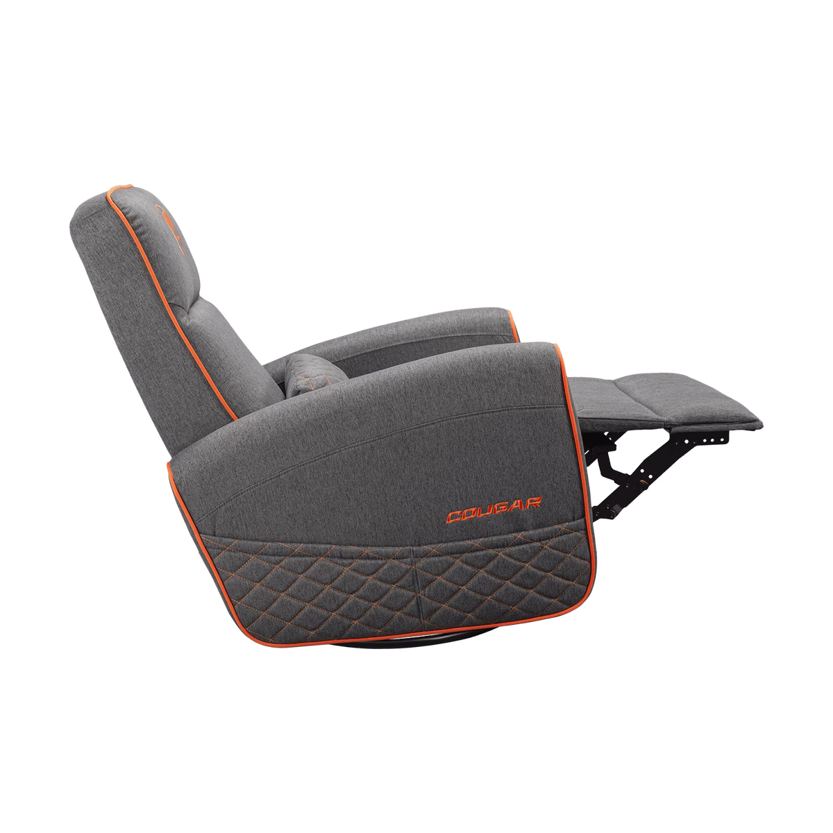 Cougar FIDOM Gray Sofa Chair, Breathable Imitation Linen Upholstery, Lumbar Support, Recline, Swivel & Rock Features, Up to 150kg Weight Support, Specialized Padding | 3MFDFGRO.0001 thumbnail 5