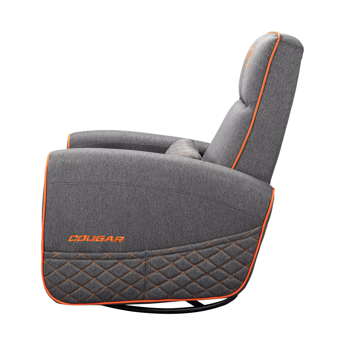 Cougar FIDOM Gray Sofa Chair, Breathable Imitation Linen Upholstery, Lumbar Support, Recline, Swivel & Rock Features, Up to 150kg Weight Support, Specialized Padding | 3MFDFGRO.0001 thumbnail 11