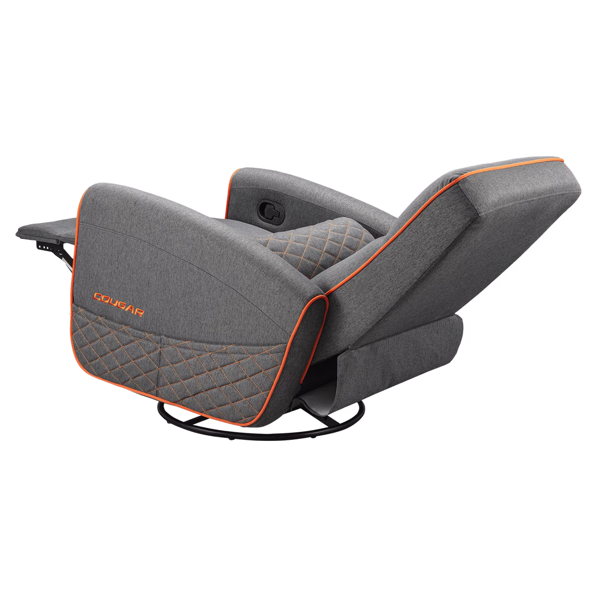 Cougar FIDOM Gray Sofa Chair, Breathable Imitation Linen Upholstery, Lumbar Support, Recline, Swivel & Rock Features, Up to 150kg Weight Support, Specialized Padding | 3MFDFGRO.0001 thumbnail 8