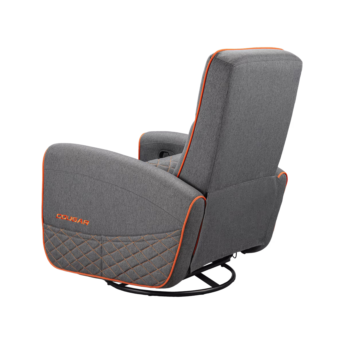 Cougar FIDOM Gray Sofa Chair, Breathable Imitation Linen Upholstery, Lumbar Support, Recline, Swivel & Rock Features, Up to 150kg Weight Support, Specialized Padding | 3MFDFGRO.0001 thumbnail 10