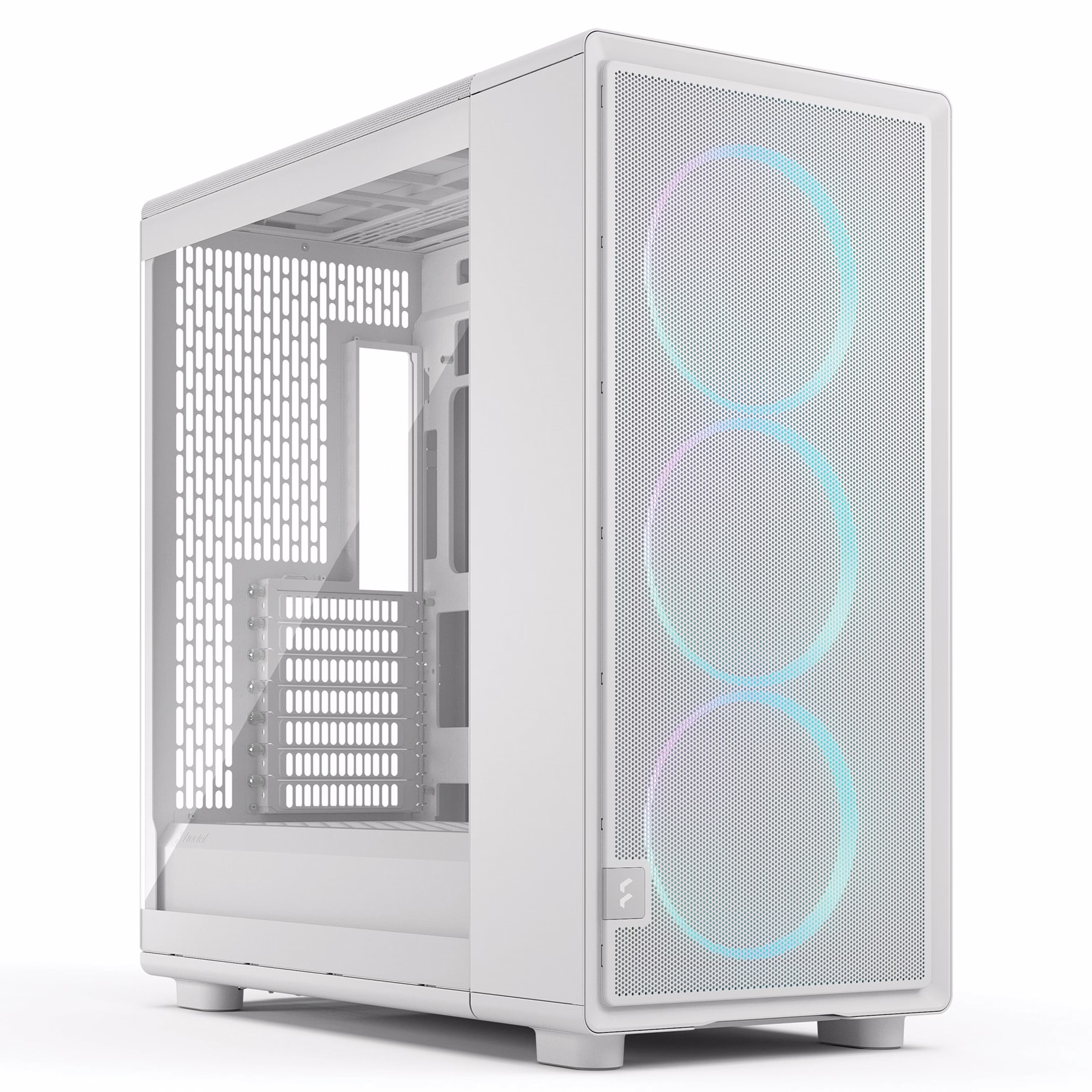 Fractal Design Epoch XL White TG RGB Clear Tint E-ATX Full-Tower Case, Rear-Connector MB Support, 3x Momentum 14 RGB Fans, USB-C 20Gbps, White | FD-C-EPO1X-05 – Buy Online