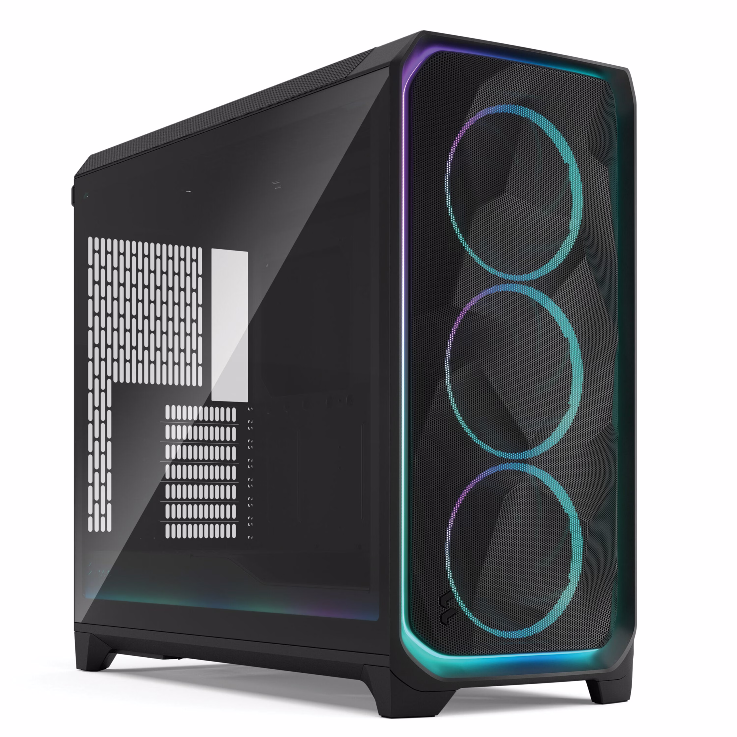 Fractal Design Meshify 3 XL Ambience Pro RGB Black, E-ATX & SSI-EEB Full-Tower Case, 3x Aspect 14 RGB Fans, USB-C 20Gbps, Black | FD-C-MES3X-03 – Buy Online