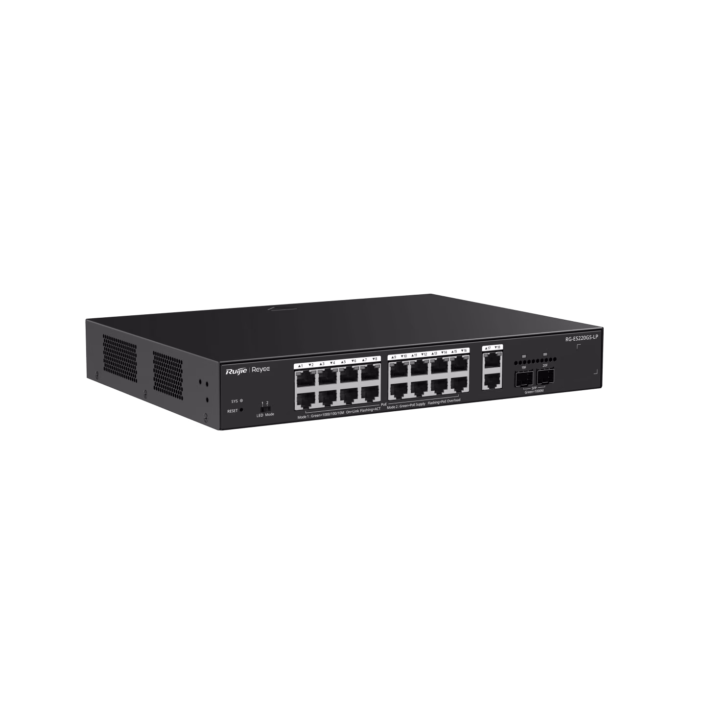Ruijie RG-ES220GS-LP, 20-Port Gigabit Smart Cloud Managed PoE Switch thumbnail 7