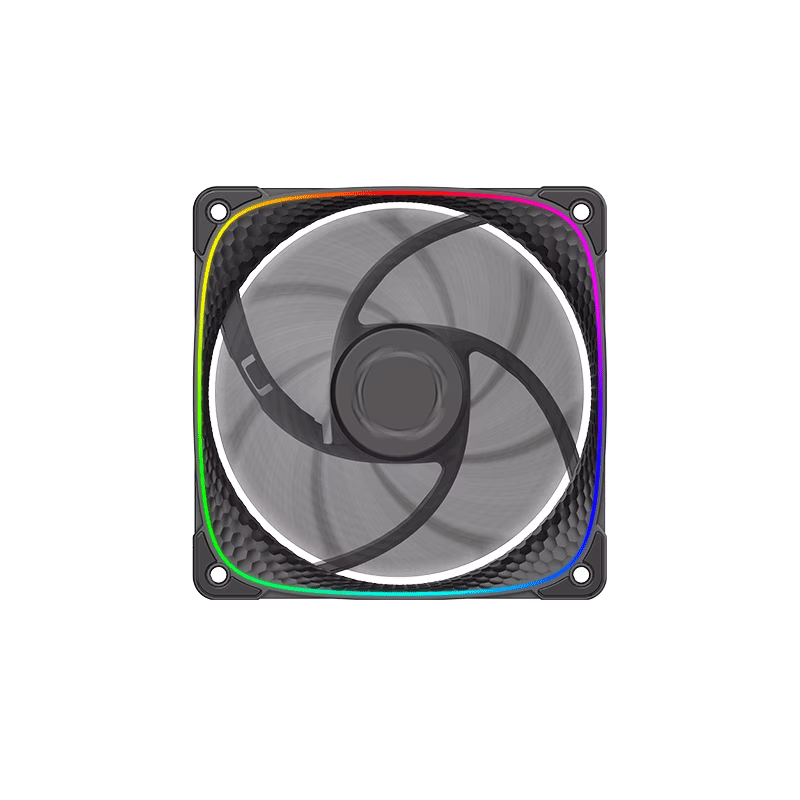 Geometric Future Squama 2503 120mm Black Case Fan 3-Pack, 2000 RPM, 69.11 CFM, 2.92 mm H₂O, 4-PIN PWM | GEO-S2503B-I4T thumbnail 4