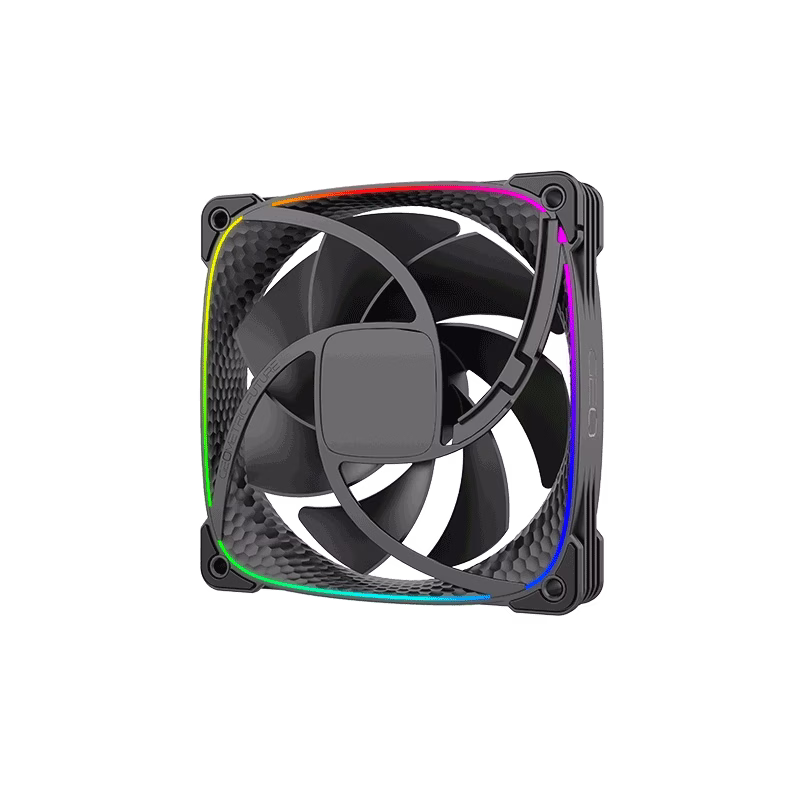 Geometric Future Squama 2503 120mm Black Case Fan 3-Pack, 2000 RPM, 69.11 CFM, 2.92 mm H₂O, 4-PIN PWM | GEO-S2503B-I4T thumbnail 5