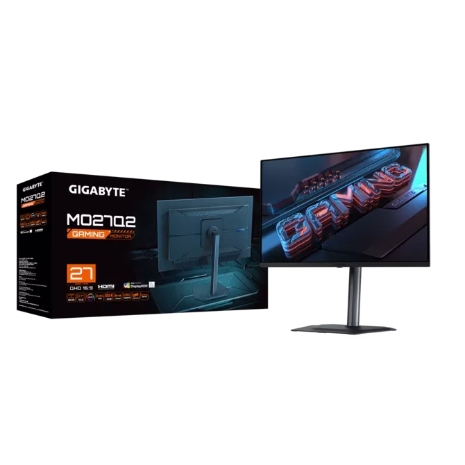 GIGABYTE MO27Q2 27" QD-OLED Gaming Monitor, 2K QHD (2560x1440), 240Hz, 0.03ms, HDMI 2.1, DisplayPort 1.4, USB-C, Black | 20VM0-MO27Q2BA-2EKR thumbnail 6