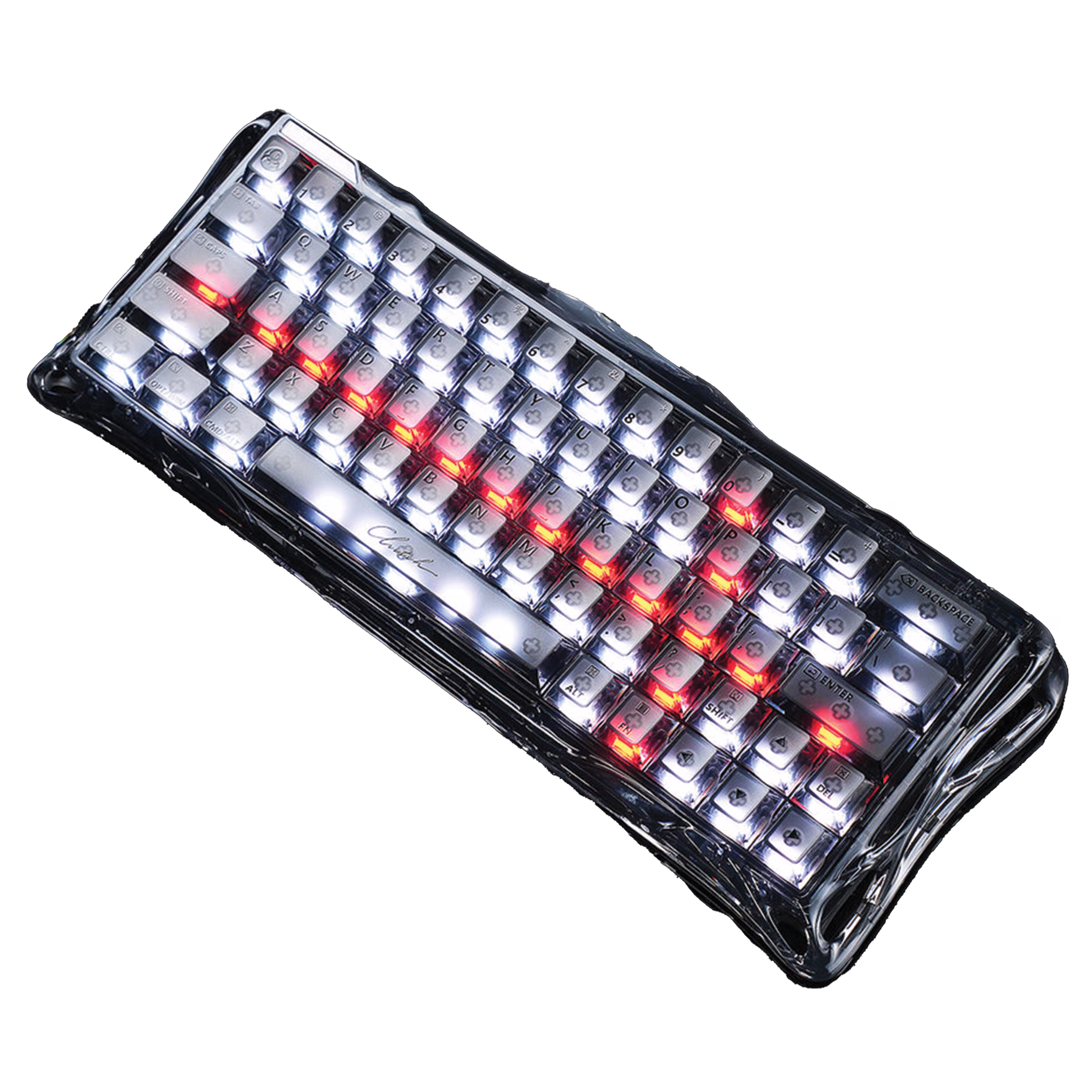 GravaStar V60 60% Hall Effect Magnetic Switch Wired Gaming Keyboard – Onyx Crystal, Rapid Trigger, RT Support, RGB, Transparent Black | V60 Onyx Crystal – Buy Online