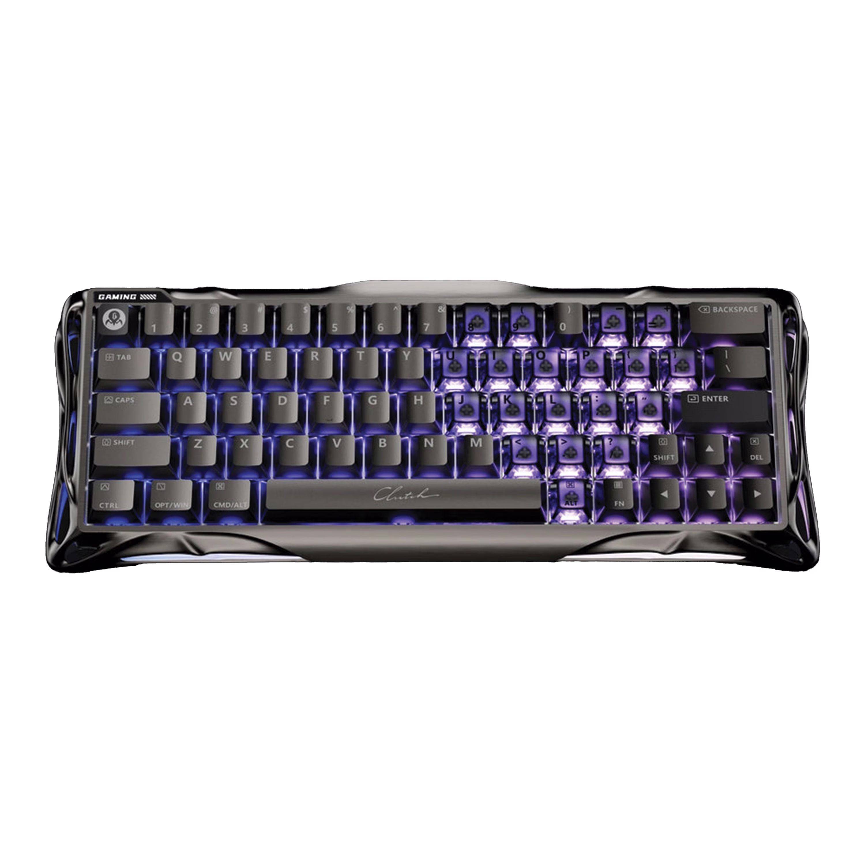 GravaStar Mercury V60 Pro Deluxe & Mercury X Gaming Set, 8kHz Magnetic Aluminum Keyboard & Magnesium Alloy 32K DPI Wireless Mouse, GunMetal thumbnail 2