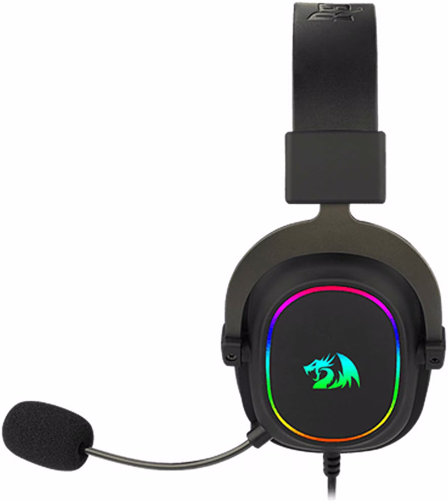 Redragon H510-RGB Zeus X Wired Gaming Headset, 7.1 Surround Sound, 53mm Drivers, RGB Lighting, Detachable Mic, Multi-Platform thumbnail 2