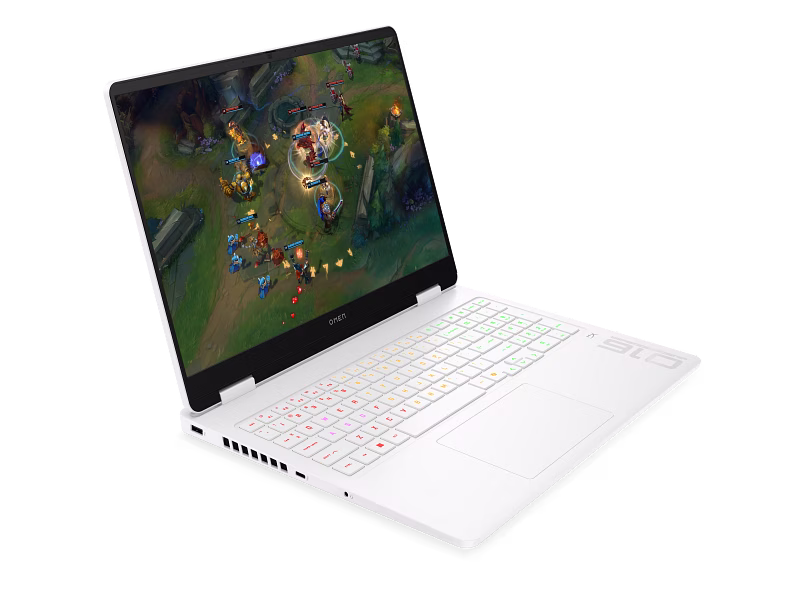 HP OMEN 16-am0019nia Gaming Laptop, FreeDOS 3.0, Intel Core Ultra 7 255H, NVIDIA RTX 5070 8GB GDDR7, 16GB DDR5, English Keyboard, Ceramic White | D13PLEA thumbnail 2