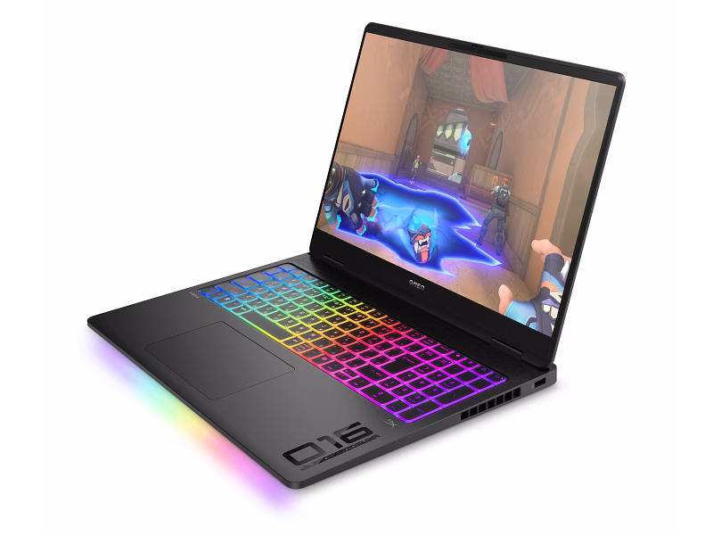 HP OMEN MAX 16-ah0015nia Gaming Laptop, Intel Core Ultra 9 275HX, 64GB DDR5, 2TB SSD, RTX 5090 24GB, 16" Non-Touch, English Keyboard, Windows 11 Home, Shadow Black | D13NWEA thumbnail 2