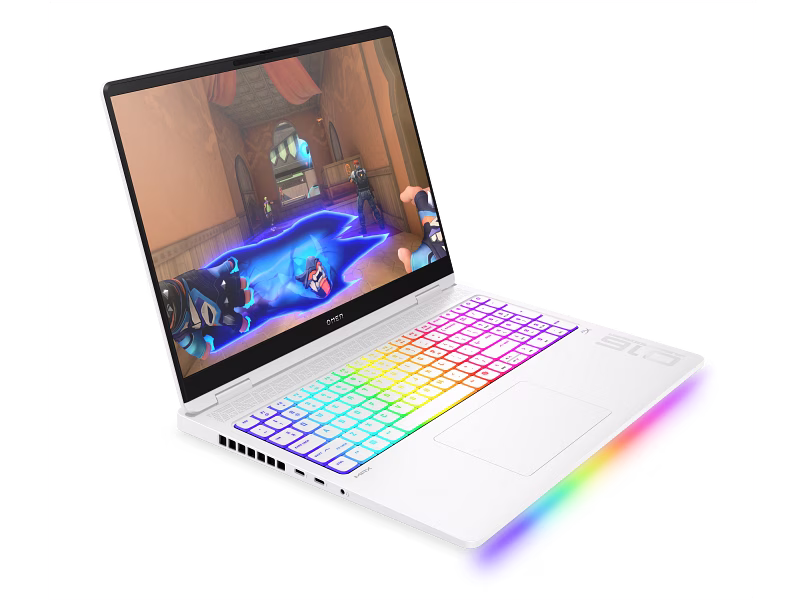 HP OMEN MAX 16-ah0023ne Gaming Laptop, Intel Core Ultra 9 275HX, 64GB DDR5, 2TB SSD, RTX 5090 24GB, 16" Non-Touch, Arabic/English Keyboard, Windows 11 Home, Ceramic white | D13P4EA thumbnail 3