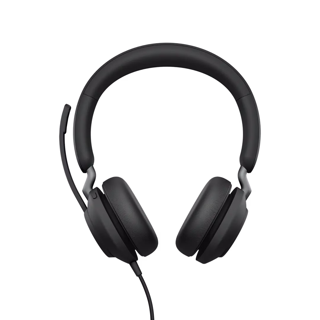 Jabra Evolve2 40 SE USB-A, MS Stereo Wired Noise-Cancelling Stereo Headset, Microsft and Zoom Ready, With 3-Microphone Call Technology  | 24189-999-999 thumbnail 3