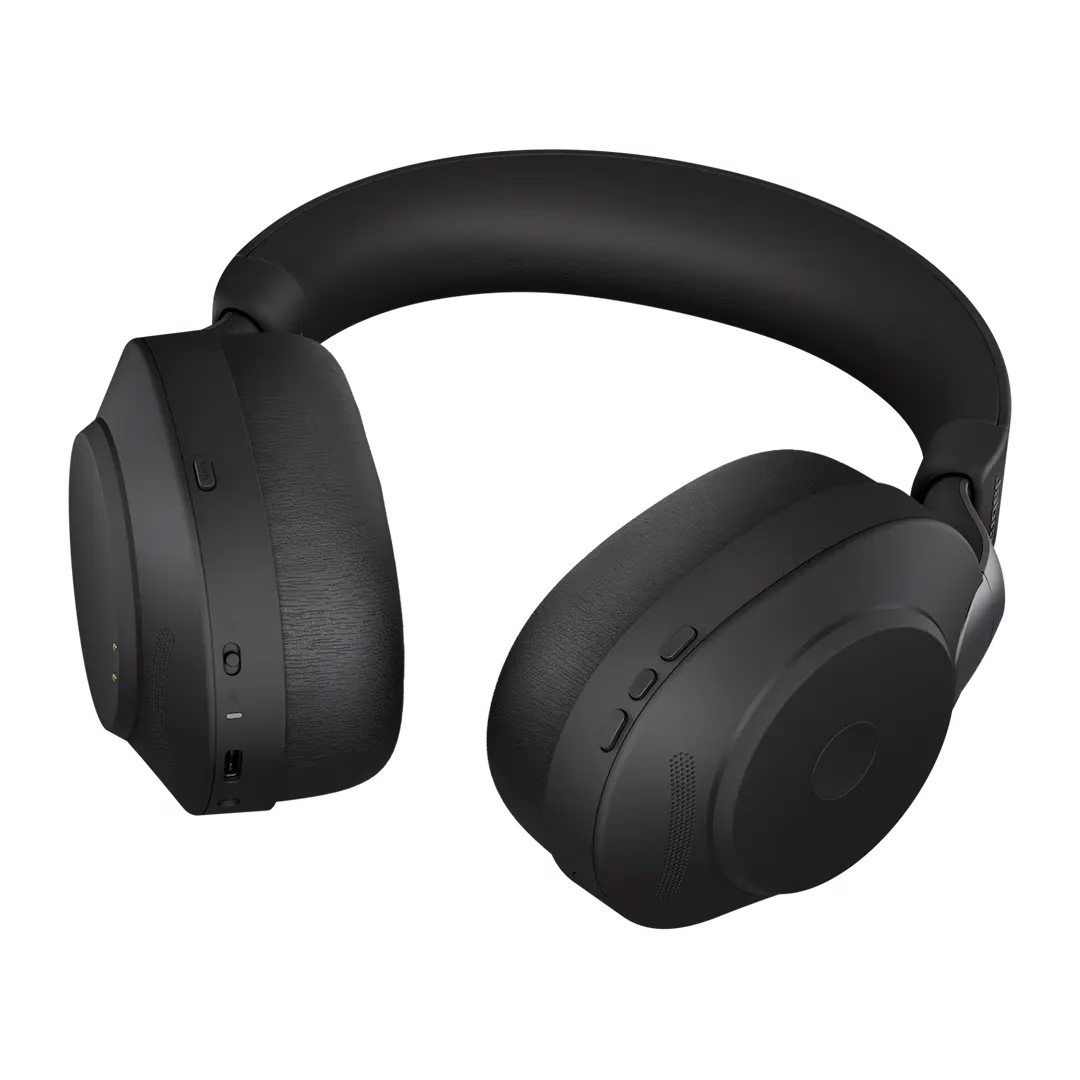 Jabra Evolve2 85, Link 390c UC Stereo Black Noise-Canceling Wireless Over-Ear Headset, Black | 28599-989-899 thumbnail 2