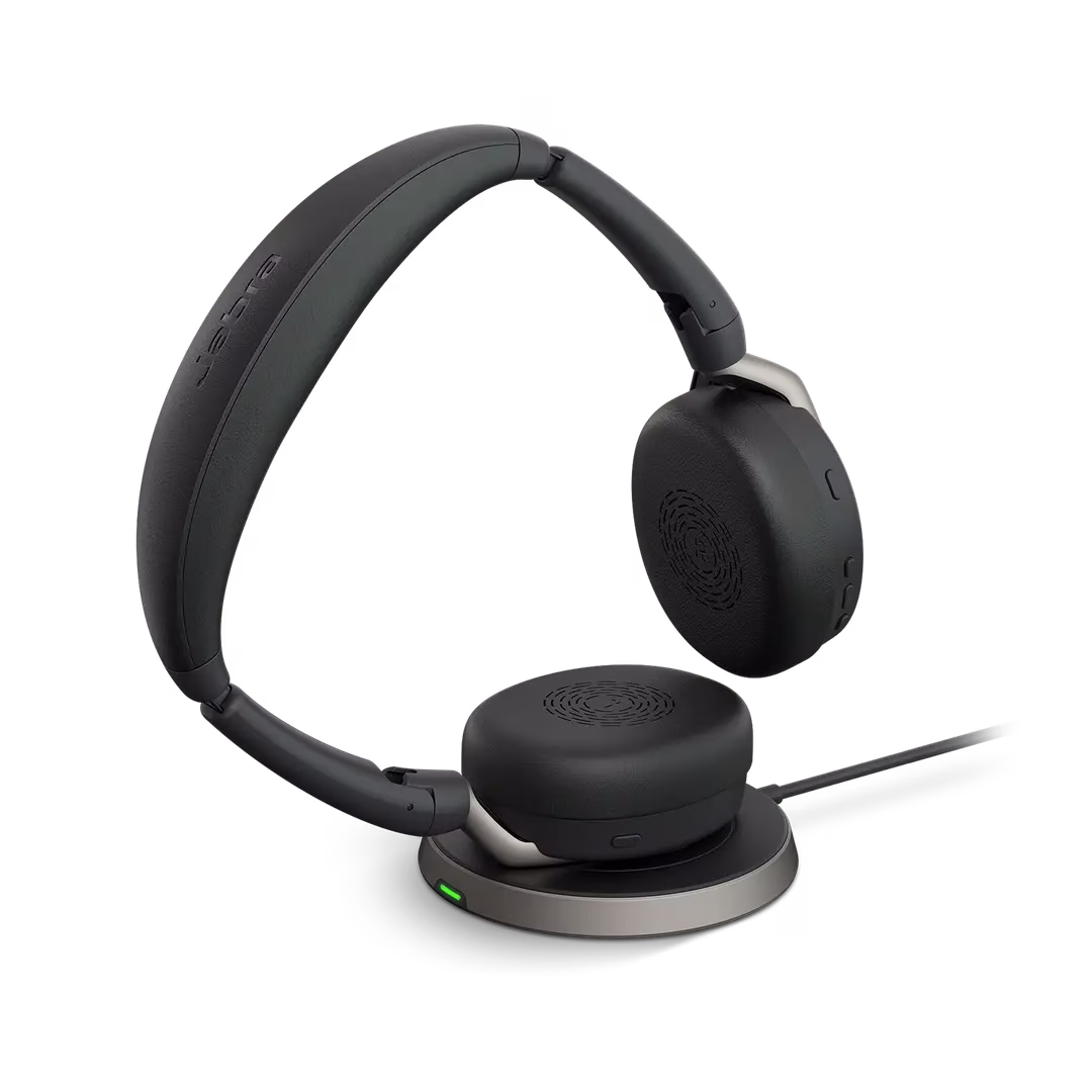 Jabra Jabra Evolve2 65 Flex USB-A MS Stereo Wireless Headset, Hybrid ANC, Fold-and-Go Design, Wireless Charging Pad Included | 26699-999-989 – Buy Online