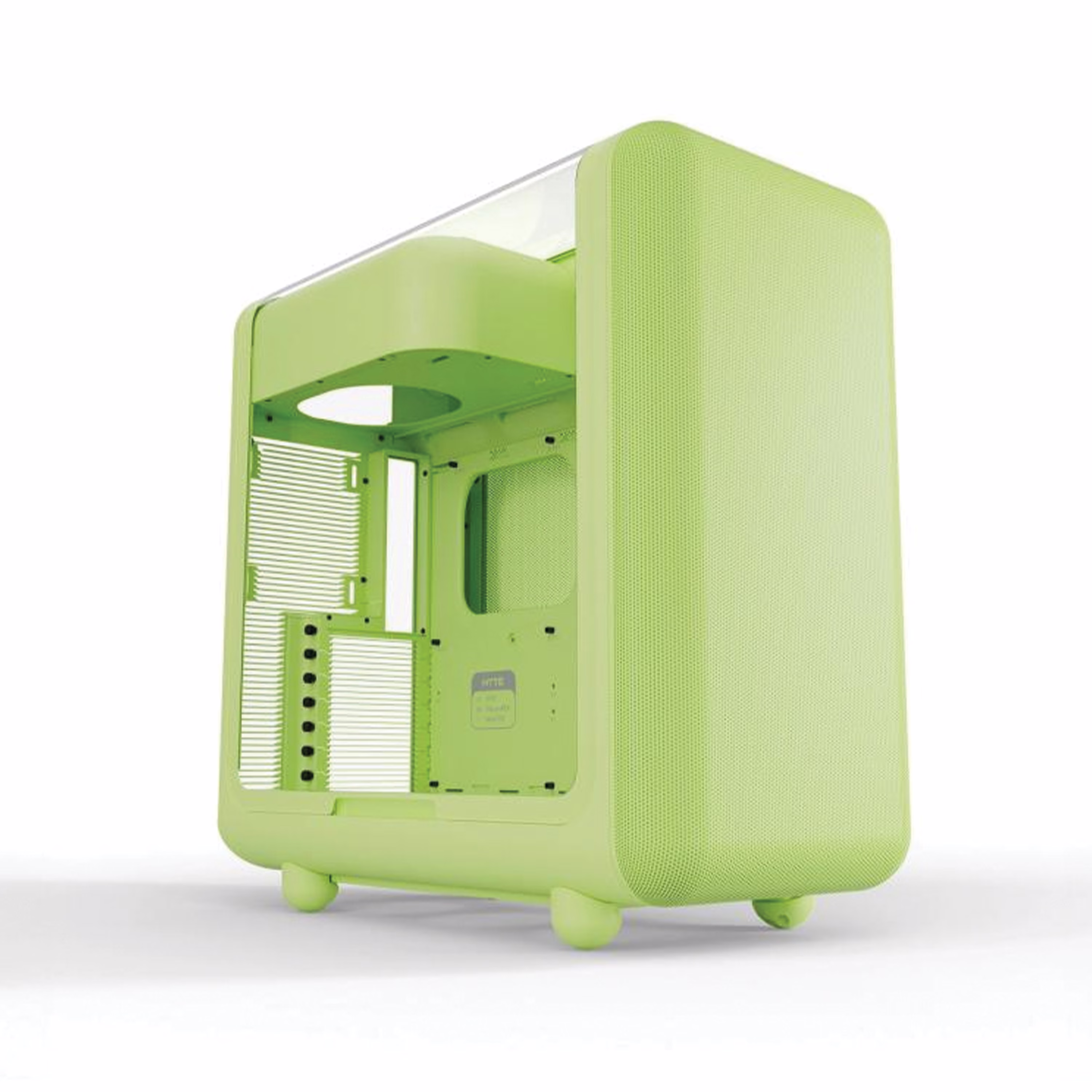 Hyte X50 Modern Performance ATX Mid-Tower Case - Matcha Milk , 63L, Acoustic Laminated Glass, 360mm Radiator Support | CS-HYTEX50G- MM – Buy Online