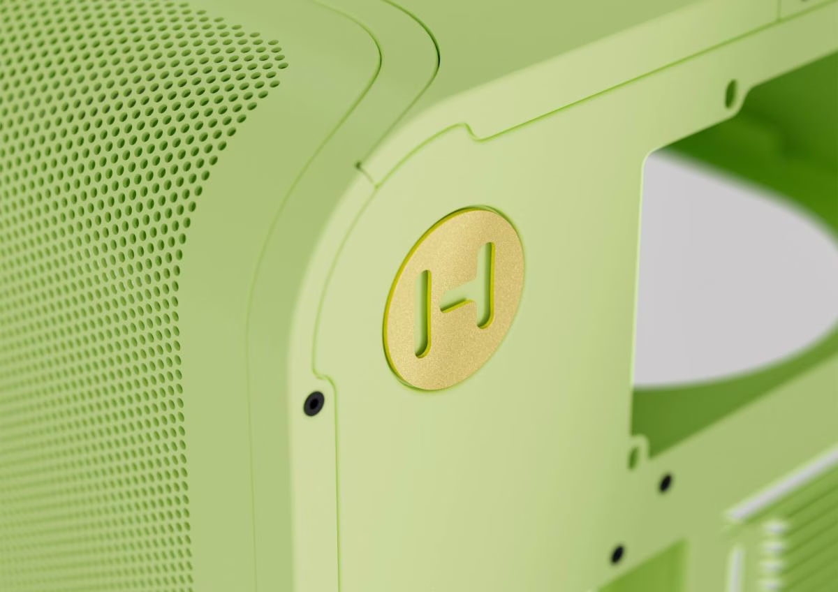 Hyte X50 Modern Performance ATX Mid-Tower Case - Matcha Milk , 63L, Acoustic Laminated Glass, 360mm Radiator Support | CS-HYTEX50G- MM thumbnail 4