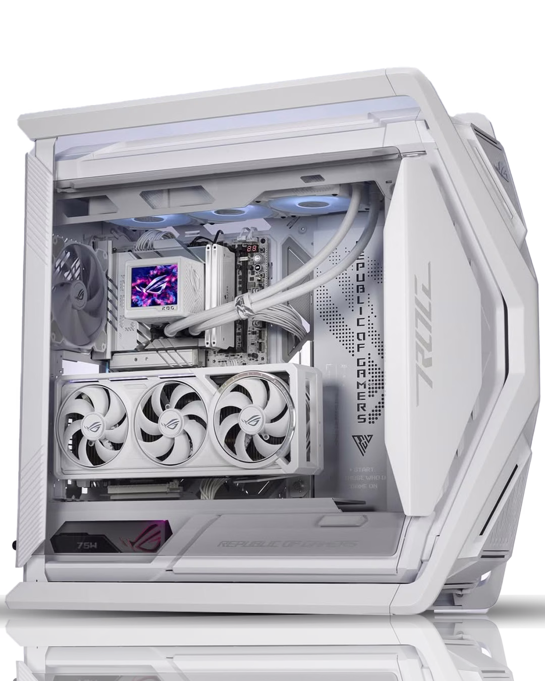 Gaming & Content Creation PC: Intel Core Ultra 9 285K, ASUS ROG RTX 5090 32GB GDDR7, 64GB DDR5 6400MHz, 4TB Gen5 SSD, 1600W Titanium ATX 3.1 – Buy Online