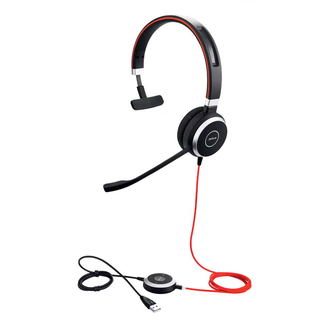 Jabra Evolve 40 MS Mono Wired Professional Headset, USB-A, USB 2.0/3.0, 3.5mm jack  |  6393-823-109 thumbnail 5