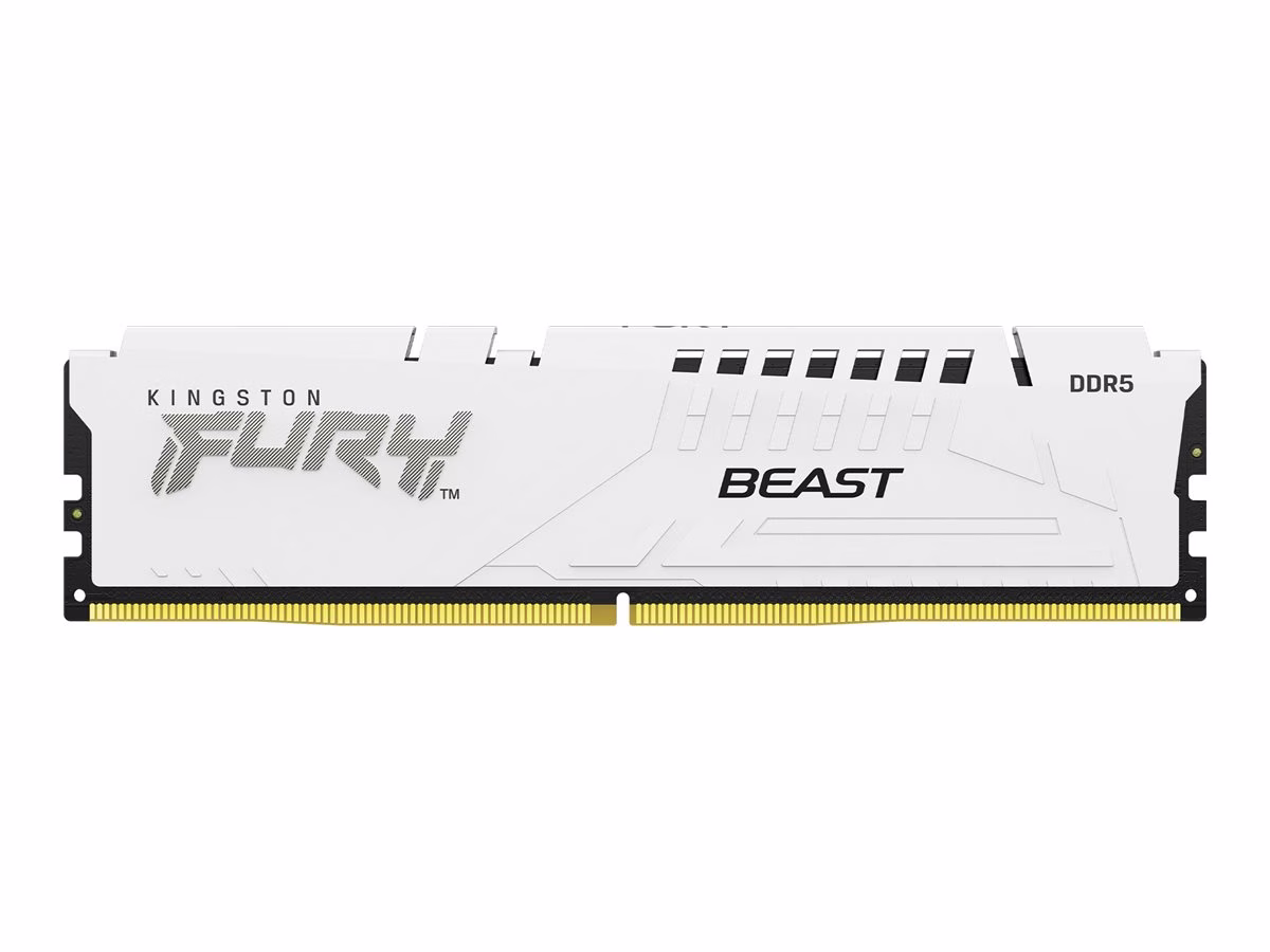 Kingston FURY Beast White 16GB DDR5-6000 White Memory (RAM), CL36, Intel XMP 3.0 & AMD EXPO | KF560C36BWE2-16 – Buy Online