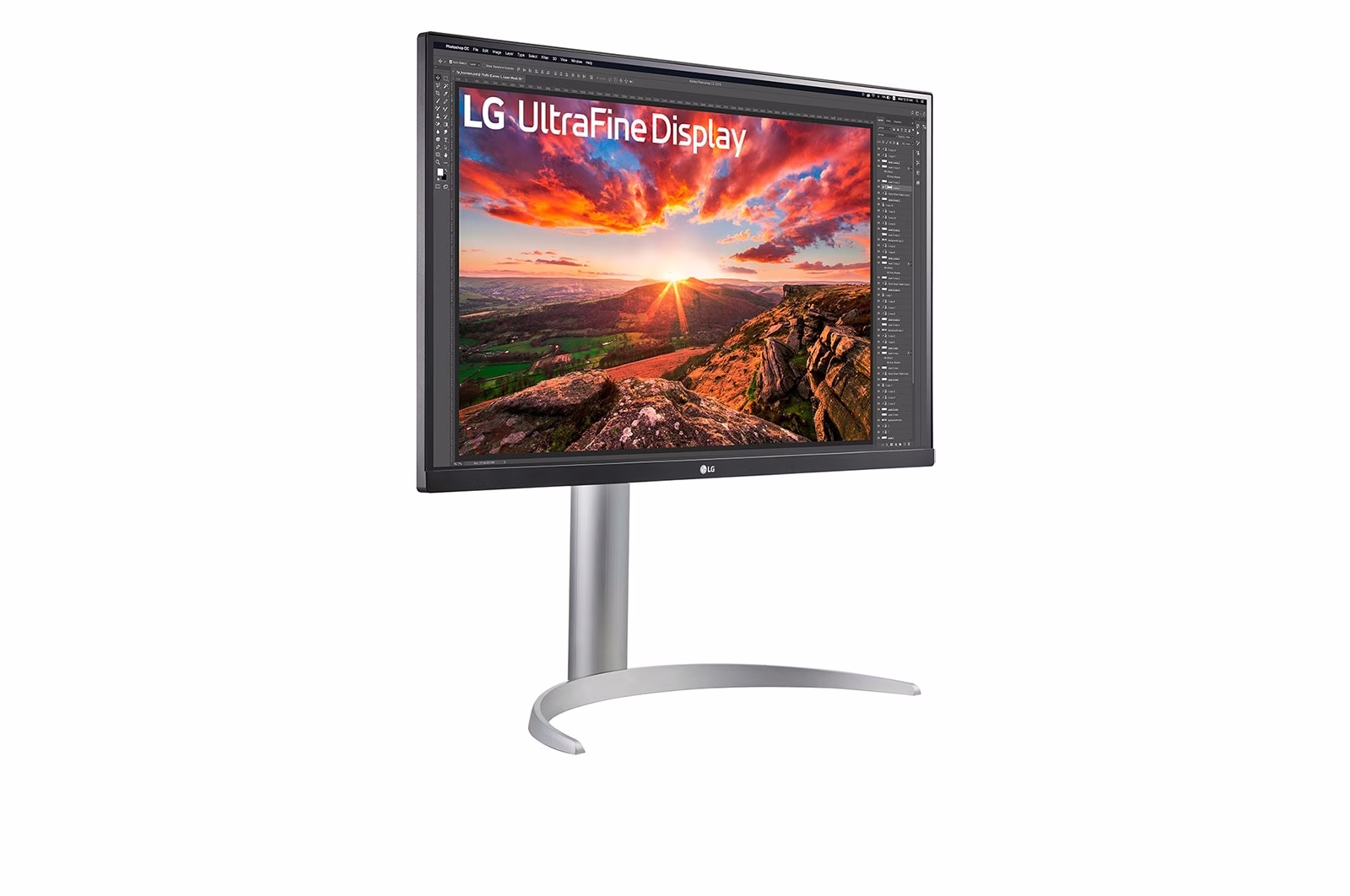 LG 27UP850K-W 27-inch UHD 4K IPS Monitor with VESA DisplayHDR 400, 3840 x 2160 60Hz, 5ms (GtG at Faster), IPS, DCI-P3 95% (Typ.), Tilt, height and pivot adjustable stand thumbnail 6
