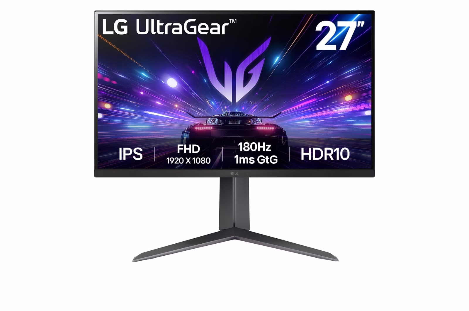 LG UltraGear 27" FHD Gaming Monitor, 180Hz Refresh Rate, 1ms (GtG) IPS, HDR10, & NVIDIA G-SYNC Compatible | 27GS65F-B – Buy Online