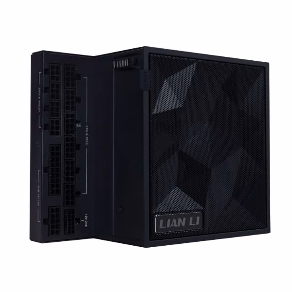 Lian Li EDGE 850W Black 80 PLUS Gold Fully Modular Power Supply, ATX 3.1 & PCIe 5.1 Ready, Integrated USB & PWM Hub, BLACK |  EG0850G BLACK thumbnail 3