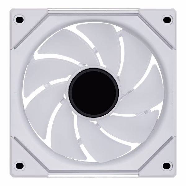 Lian Li UNI FAN SL-Infinity 140 Reverse Blade White, 140mm ARGB Intake Fan, Infinity Mirror Effects, 1600 RPM, FDB, White | 14RSLIN1W thumbnail 4