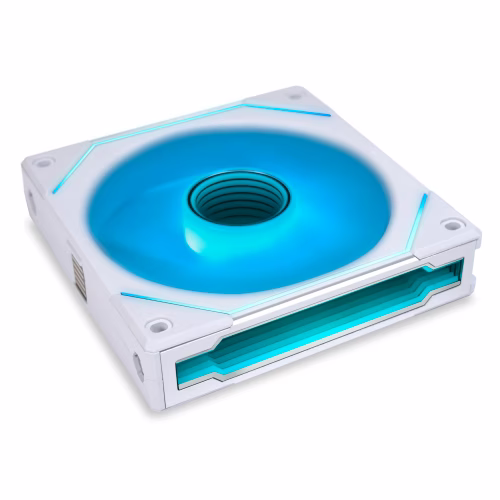 Lian Li UNI FAN SL-Infinity 140 White, 140mm ARGB Case Fan, Infinity Mirror Visuals, 1600 RPM, Fluid Dynamic Bearing, White | UF-SLIN140-1W thumbnail 3