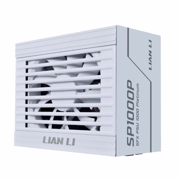 Lian Li SP1000P White 1000W SFX Power Supply, 80 PLUS Platinum, Fully Modular, ATX 3.1 Ready, PCIe 5.1, White | SP1000P WHITE – Buy Online