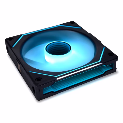 Lian Li UNI FAN SL-Infinity 140 Black , 140mm ARGB Case Fan, Infinity Mirror Visuals, 1600 RPM, Fluid Dynamic Bearing, Black | UF-SLIN140-1B thumbnail 3