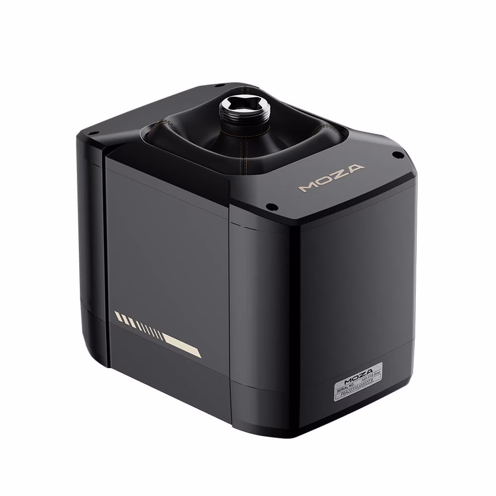 MOZA AS001 AB9 Force Feedback Base, 12Nm Dual Servo Motors, Aviation-Grade Aluminum, Flight Sim FFB Hub image