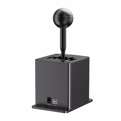 MOZA HGP Shifter MRS039 7+R Manual Gearbox, CNC Aviation-Grade Aluminum, Intelligent Downshift System, PC Sim Racing Peripheral thumbnail 2