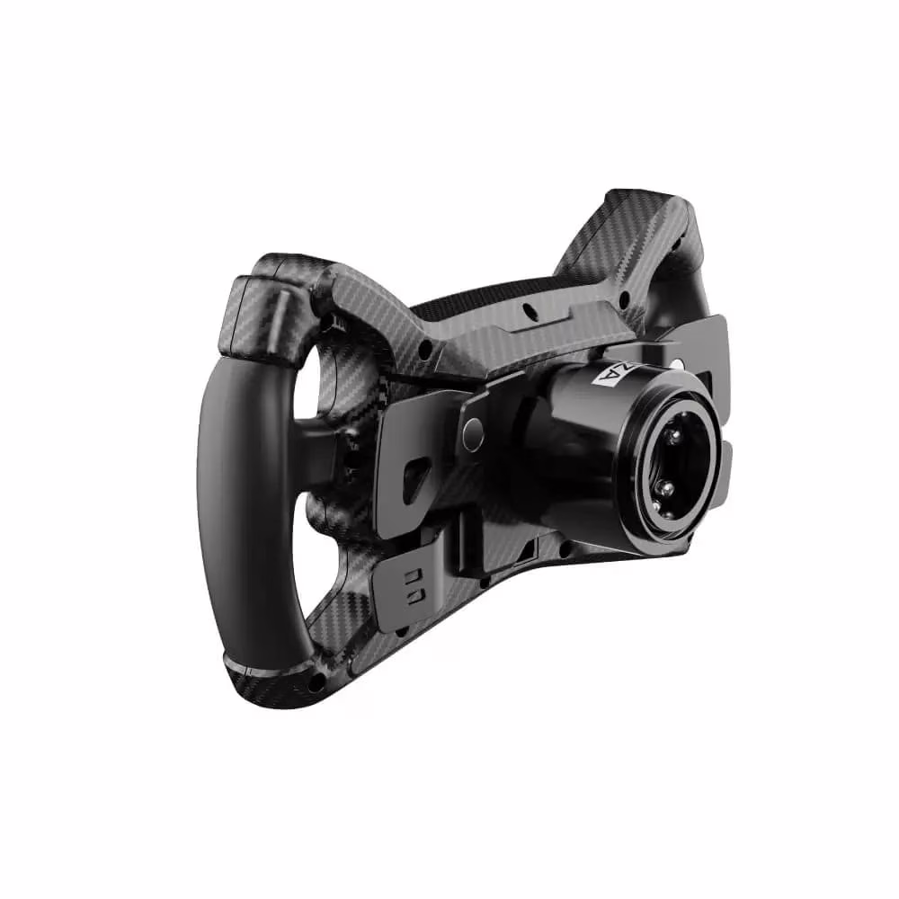 MOZA RS047 KS GT Steering Wheel, 300mm Butterfly Design, Dual-Clutch Hall Sensor Paddles, Carbon Fiber Composite, RGB Buttons thumbnail 2