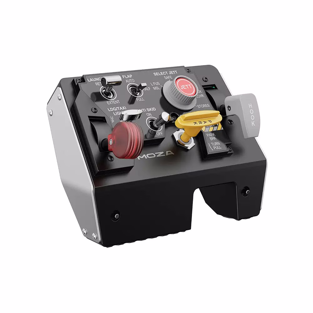 MOZA AS009 MTLP Flight Take-off Landing Panel, Multi-Function Landing Panel, F/A-18 Inspired, Aluminum Brake Lever – Buy Online