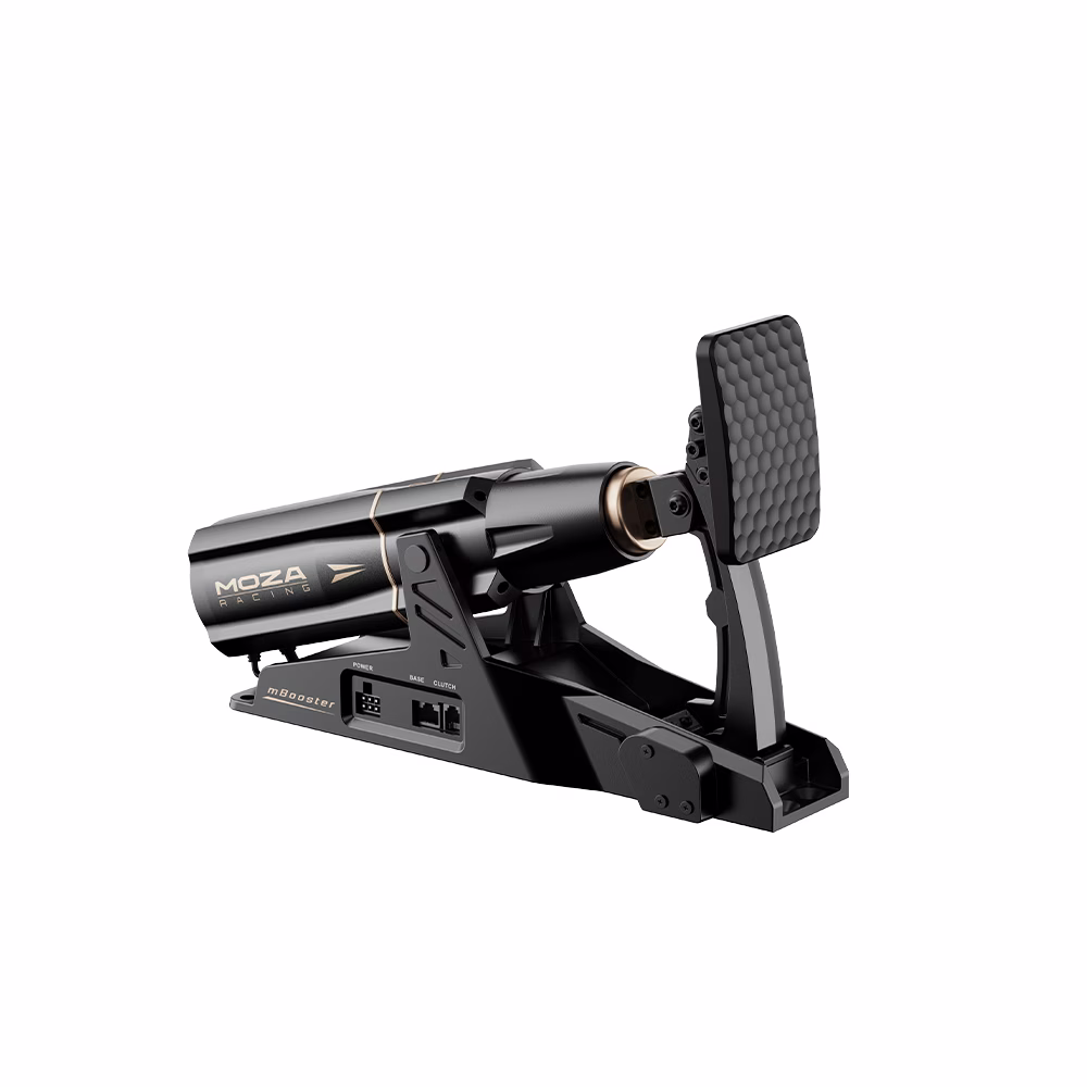 MOZA RS076 mBooster Active Pedal, Single Unit Intelligent Force Feedback, Dual 200kg Load Cells, 21-Bit Precision thumbnail 5