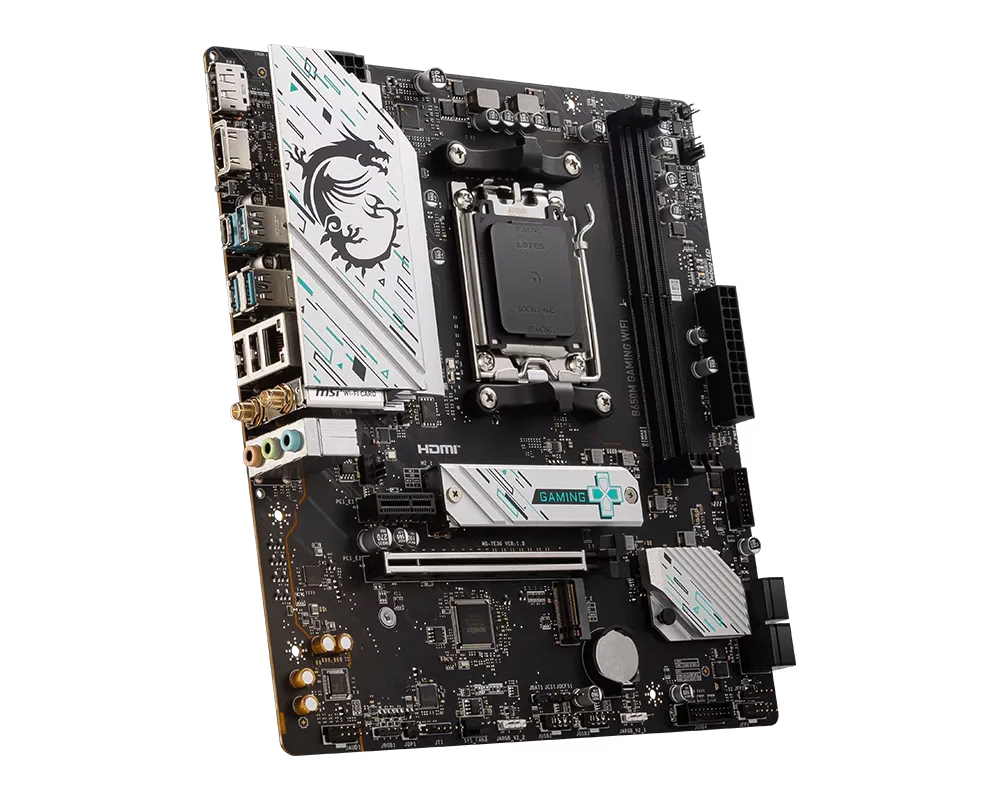MSI B650M GAMING WIFI Motherboard, AMD Ryzen AM5 Socket, DDR5, PCIe 4.0, mATX | 911-7E30-009 thumbnail 4