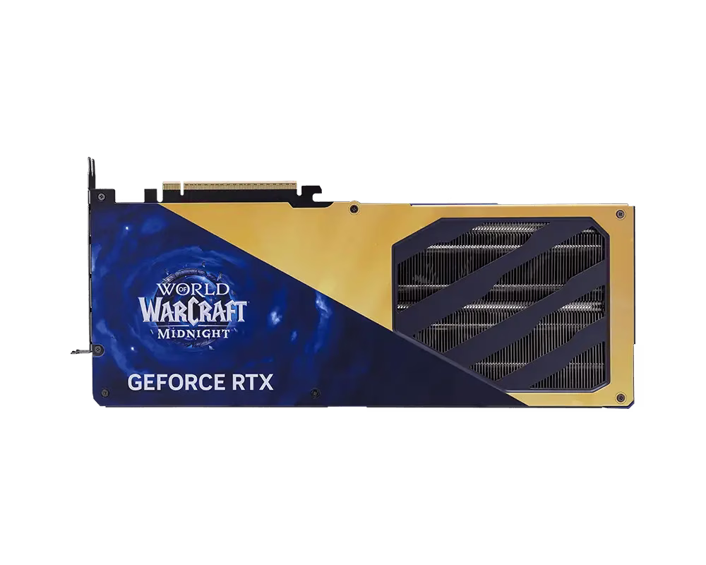 MSI NVIDIA GeForce RTX 5070 12G World of Warcraft MIDNIGHT VOID EDITION OC Graphics Card, 12GB GDDR7, PCIe 5.0, 28 Gbps 192-bit, 6144 CUDA CORES Units | 912-V532-255 thumbnail 3