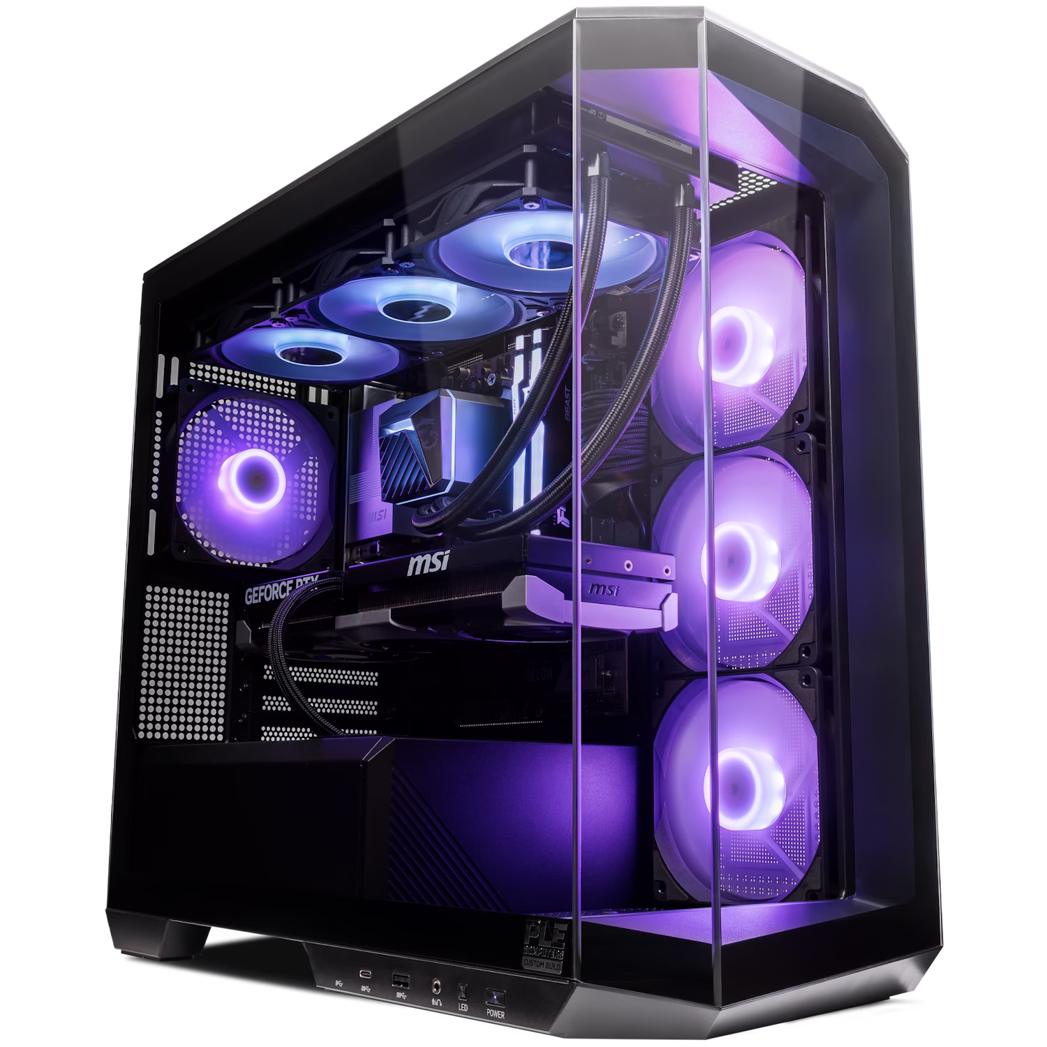 MSI Powered Gaming PC, Ryzen 7 9850X3D, RTX 5070 Ti 16GB, 32GB DDR5, 2TB Gen5 SSD, MAG Pano 100R PZ Black – Buy Online