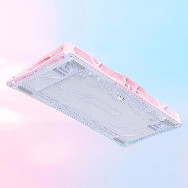 GravaStar K1 Lite 75% Wireless Mechanical Gaming Keyboard – Aurora Mist, Tri-Mode Connectivity, Hot-Swappable, RGB, Aurora Mist | K1 Lite thumbnail 5