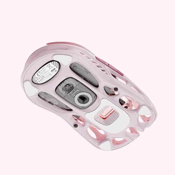 GravaStar Mercury M1 Pro Special Edition Gaming Mouse, Tri-Mode Wireless, Sakura Pink, Magnesium Alloy, 26K DPI | GRAVASTAR M1 PRO_PNK thumbnail 5