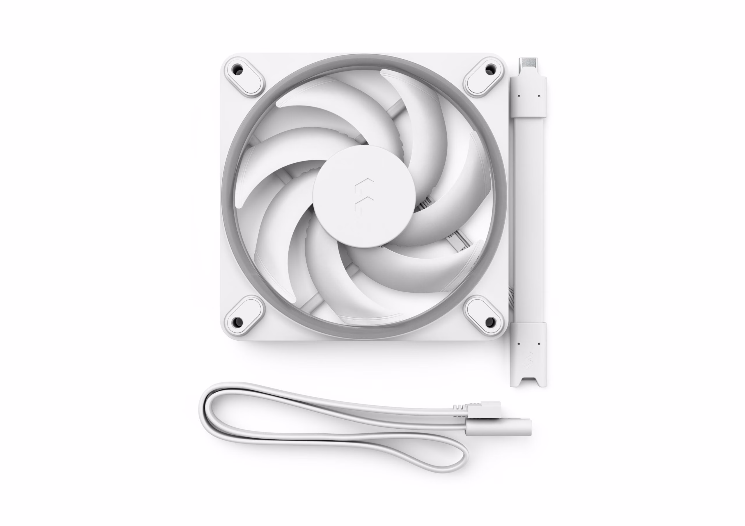 Fractal Design Momentum 12 RGB White 120mm Case Fan, Single, ARGB Gen 2, 2200 RPM, High-Static Pressure PWM, FDB Bearing, White | FD-F-MR1-1202 thumbnail 6