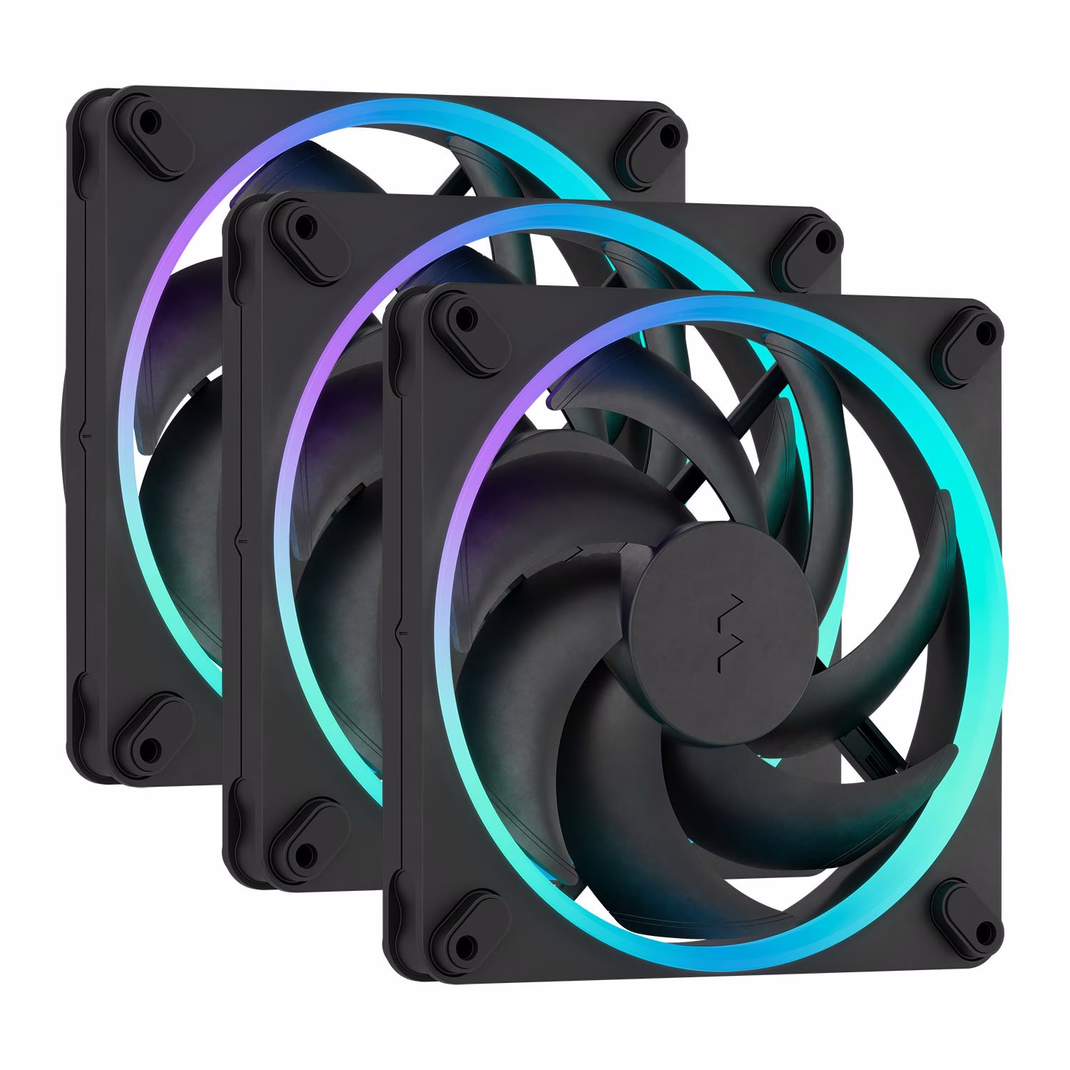 Fractal Design Momentum 14 RGB Black 140mm Case Fan 3-Pack – 1800 RPM, High-Static Pressure, PWM, FDB Bearing, ARGB Gen 2, Black | FD-F-MR1-1403 – Buy Online